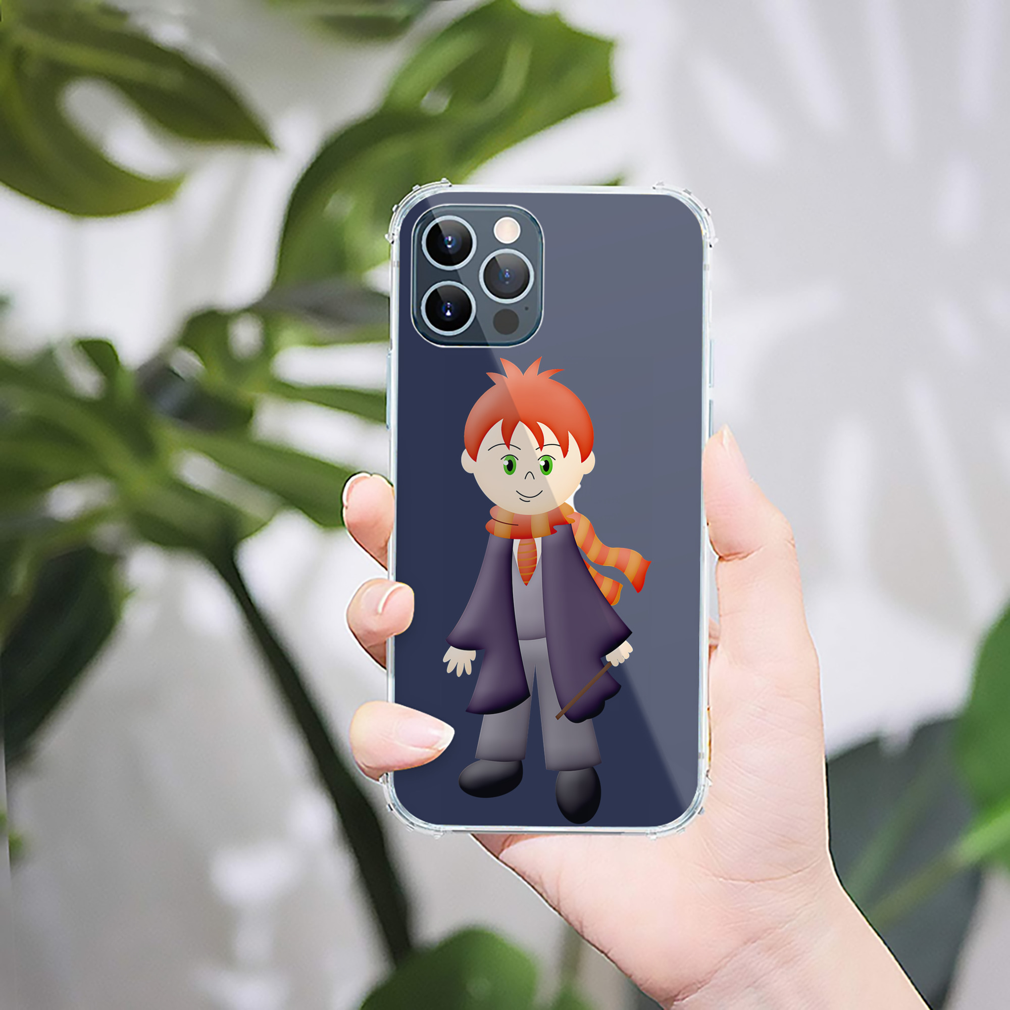 （画像用） Harry Potter ハリー・ポッターシリーズ 【iPhone 12シリーズ対応】透明スマホケース（クリアソフトケース）